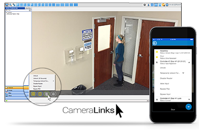 exacqVision CameraLinks for Kantech Access Control